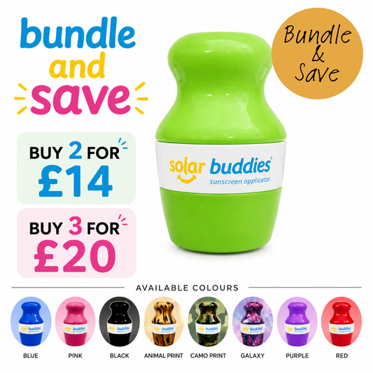Solar Buddie – The Child-Friendly, Refillable Sunscreen Applicator
