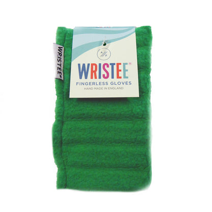 Wristees® Toddler Wrist Warmers – Soft Fleecy Warmth for Ages 1–3, Emerald Green