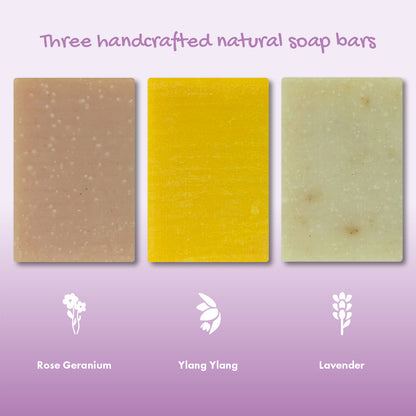 Trio Gift Set - Rose Geranium, Ylang Ylang, Lavender