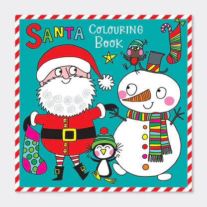 Rachel Ellen Colouring Book Santa & Snowman