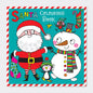 Rachel Ellen Colouring Book Santa & Snowman