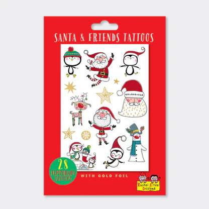 Rachel Ellen Children's Christmas Temporary Tattoos
