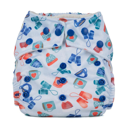 Baba and Boo one size reusable pocket cloth nappy with bamboo inserts