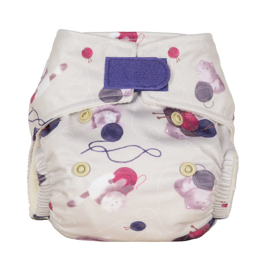 Baba and Boo one size reusable pocket cloth nappy with bamboo inserts