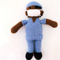 Best Years Nurse Baby Rattle – Knitted Soft Toy in Scrubs