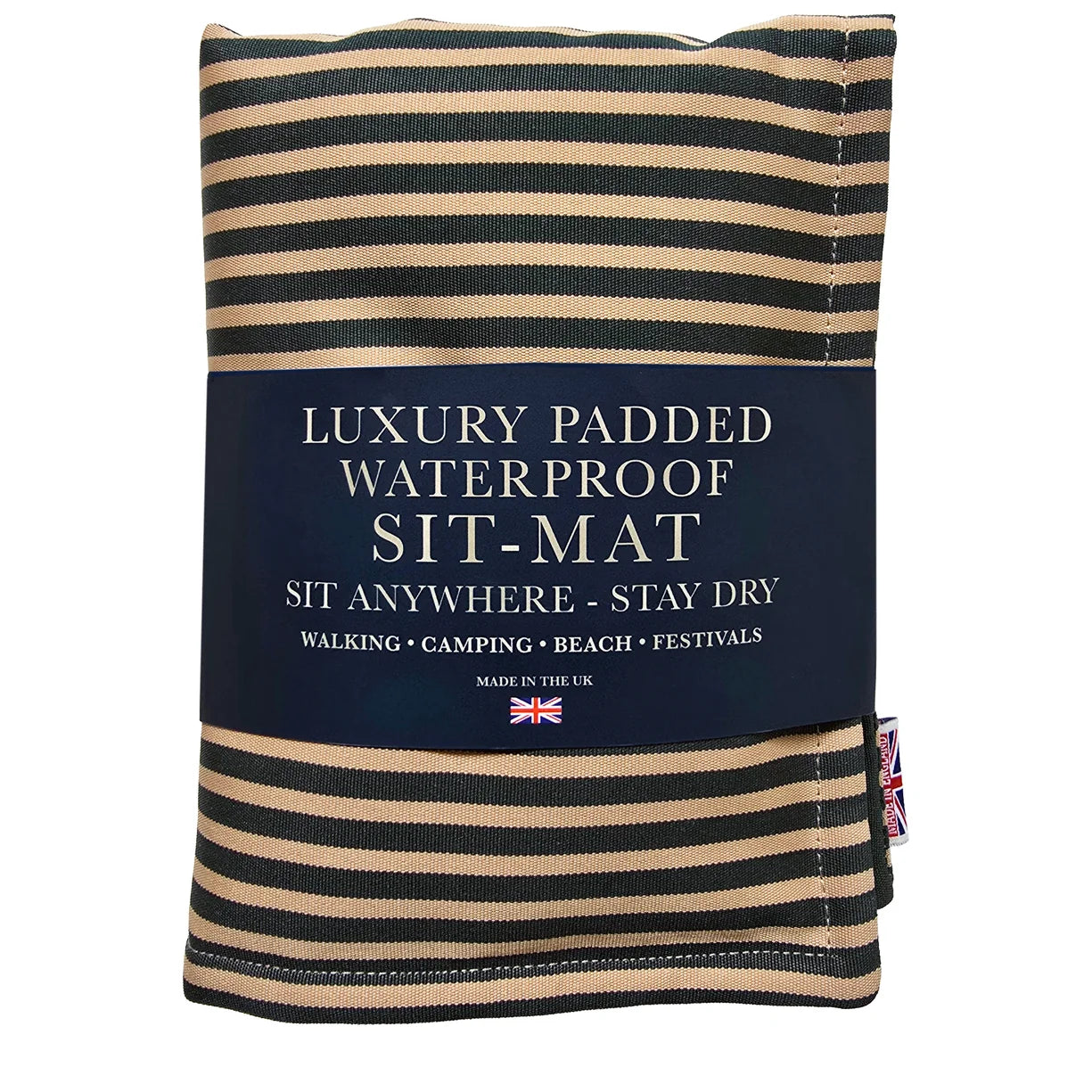 Luxury Padded Waterproof Sit-Mat – Handmade Outdoor Cushion Seat Pad