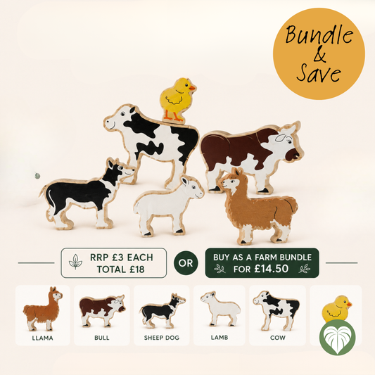 A Maxomorra children's pajama bundle featuring a long-sleeve top and matching pants with a sheep print on a teal background. The image includes promotional text overlays, a 'Bundle & Save' badge, and pricing details.