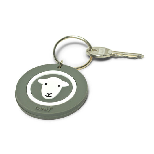 Herdy Silicone Keyring, Grey