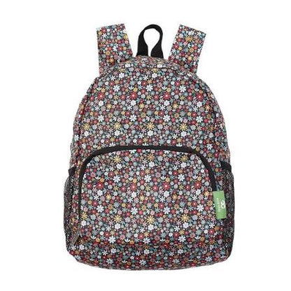 Eco Chic Foldable Backpack, Lightweight Reusable Travel Backpack