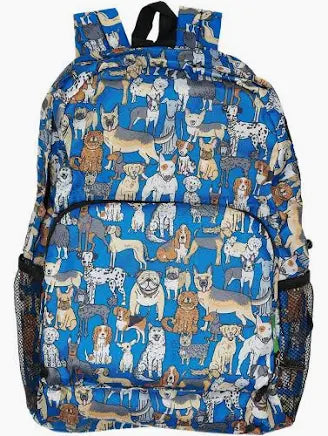 Eco Chic Foldable Backpack, Lightweight Reusable Travel Backpack