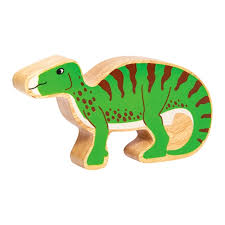 Lanka Kade Natural Wooden Iguanodon