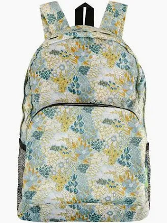 Eco Chic Foldable Backpack, Lightweight Reusable Travel Backpack