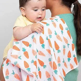 Kite Clothing Organic Cotton Muslin Cloths 3 Pack – Happy Carrot Baby Muslins