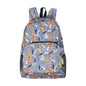 Eco Chic foldable lightweight backpack made from recycled plastic bottles