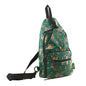 Eco Chic lightweight foldable crossbody bag in ditsy print made from recycled plastic bottles