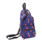Eco Chic lightweight foldable crossbody bag in ditsy print made from recycled plastic bottles