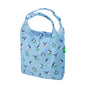 Eco Chic Blue Puffins Print Foldable Reusable Shopping Bag – rPET Recycled Lightweight Bag