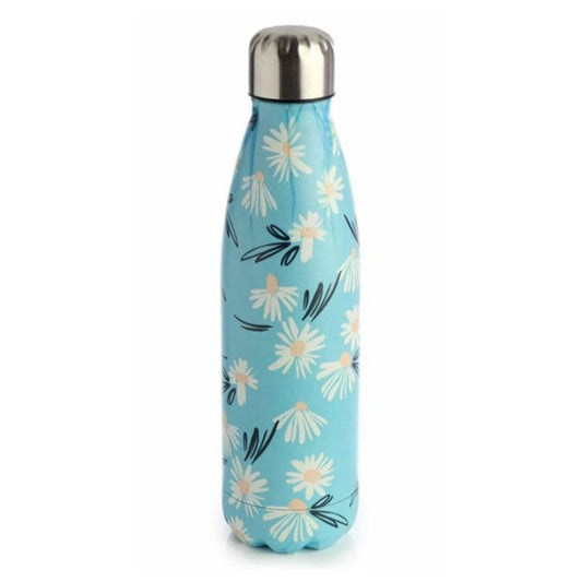 flowered water bottle insulated 500ml