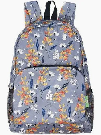 Eco Chic Foldable Backpack, Lightweight Reusable Travel Backpack
