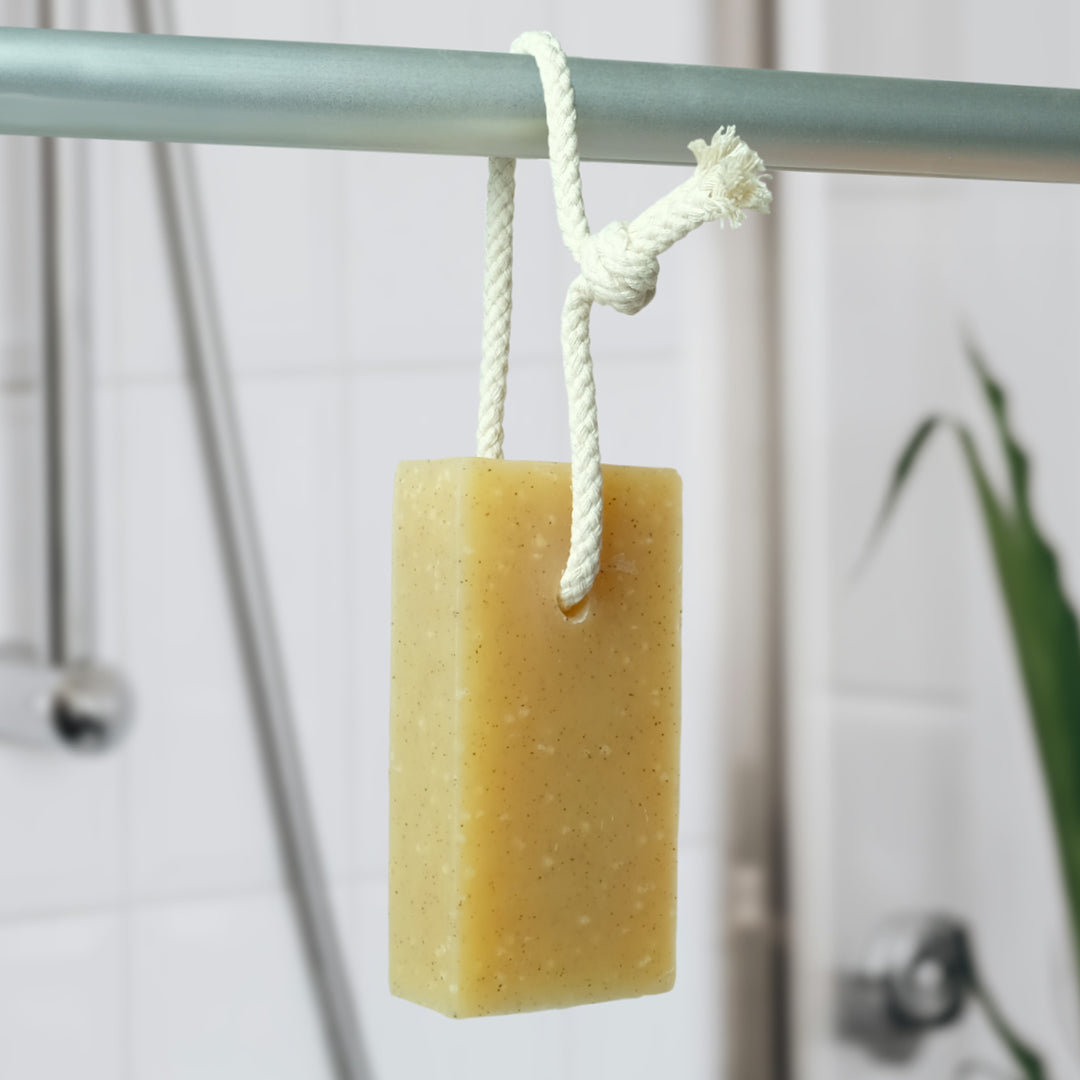 Friendly Soap Natural Soap On A Rope - 'Zingy' Lemongrass 125g