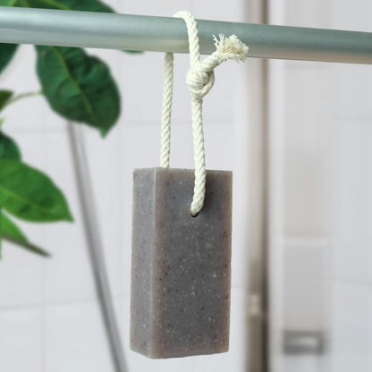 Friendly Soap Natural Soap On A Rope - 'Woody' Patchouli & Sandalwood 125g