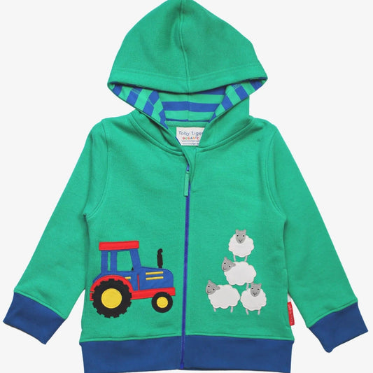 Toby Tiger Haag Farm Hoody, Green