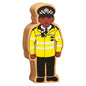 Lanka Kade Natural Wooden Yellow & Black Policeman