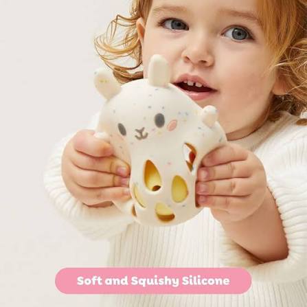 Tiger Tribe Silicone Rattle – Baby Sensory Toy