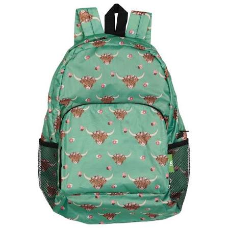 Eco Chic Foldable Backpack, Lightweight Reusable Travel Backpack