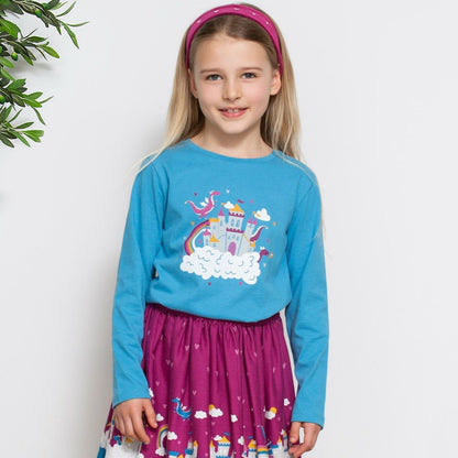 Kite Castle on a Cloud Organic Cotton T-shirt