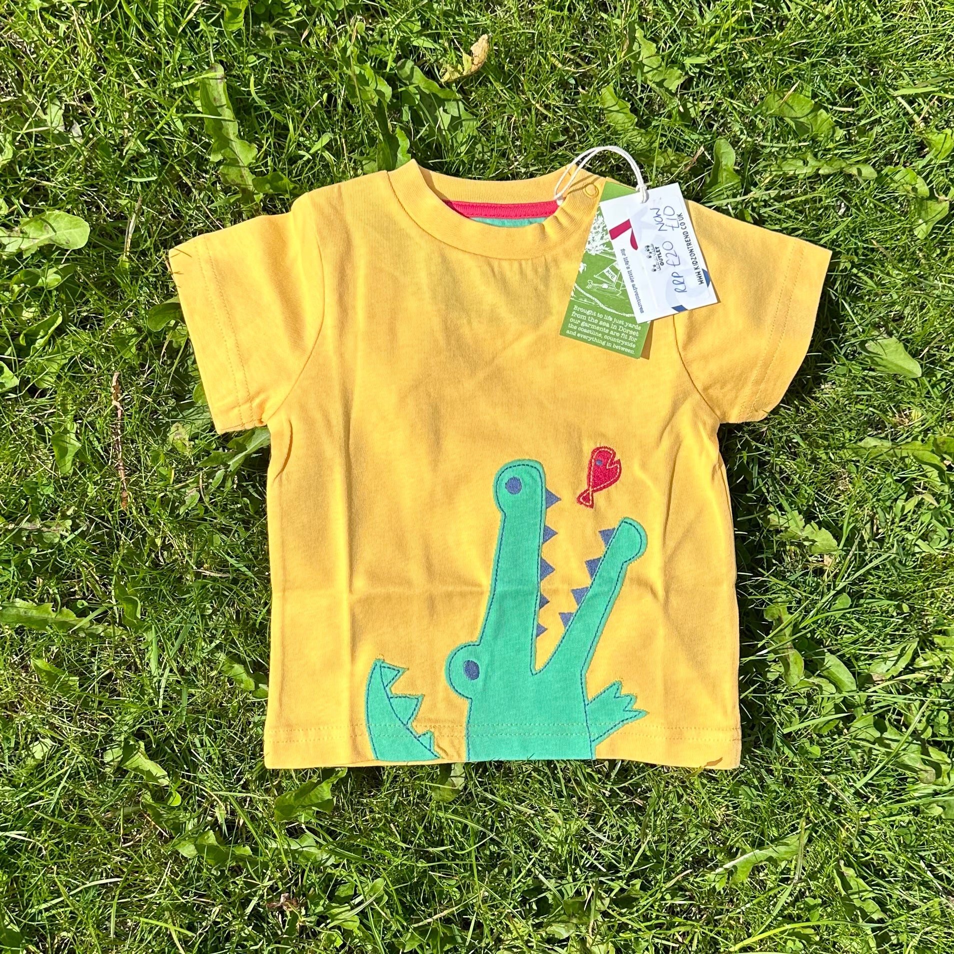 Kite Crocodile organic cotton t-shirt