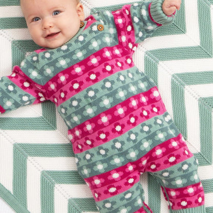 Kite Flowerful Knit Romper – Organic Cotton Knit Baby Romper