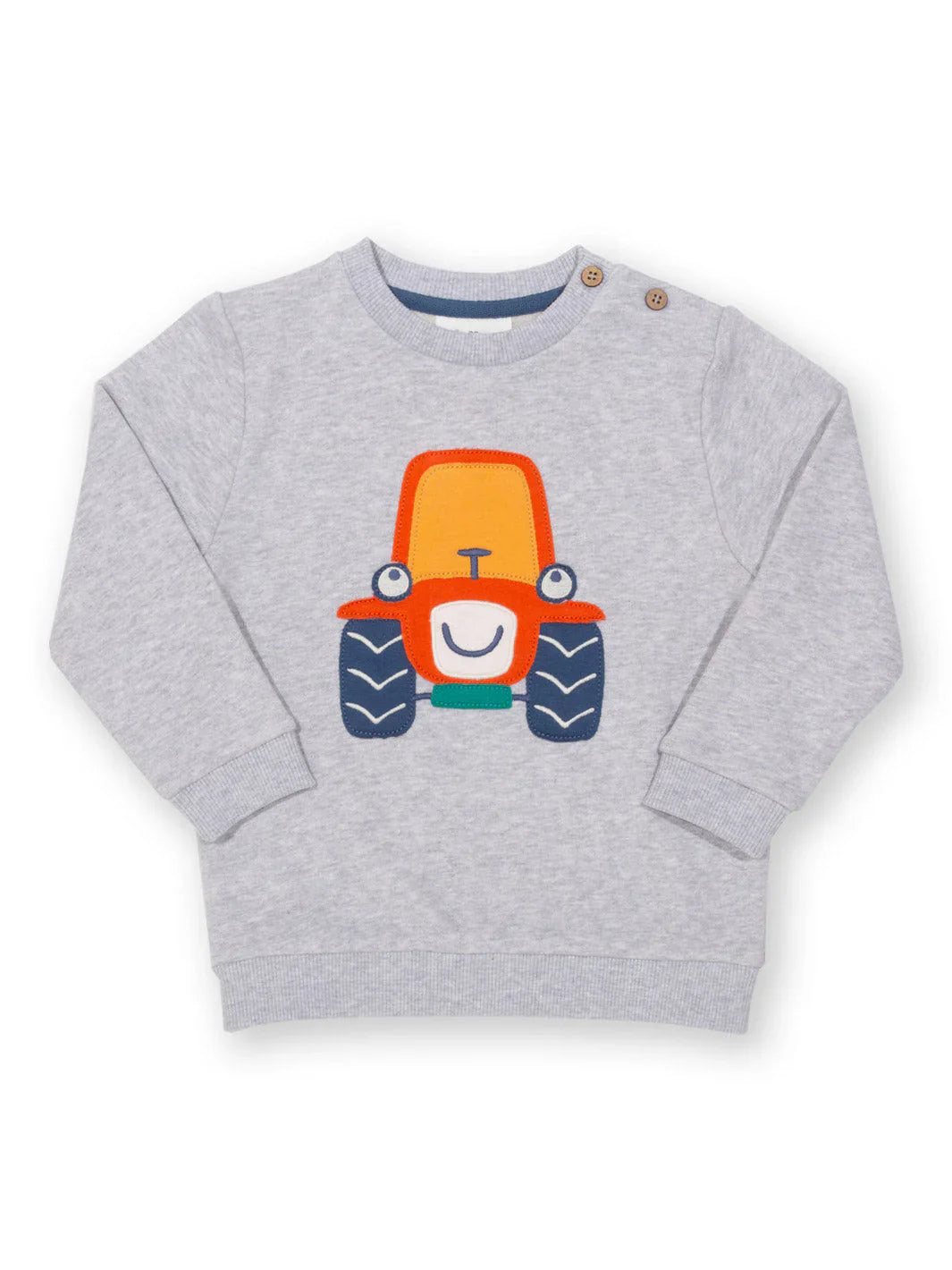Kite happy tractor organic cotton sweatshirt