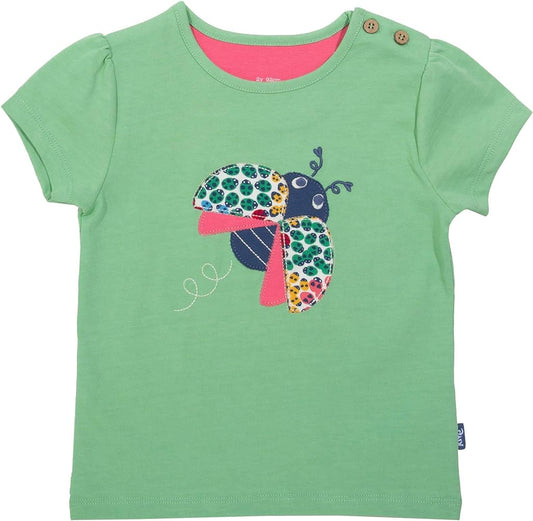 Kite Ladybug t-shirt made from organic cotton