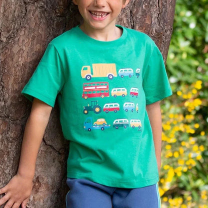 Kite nearly there t-shirt with vehicle design
