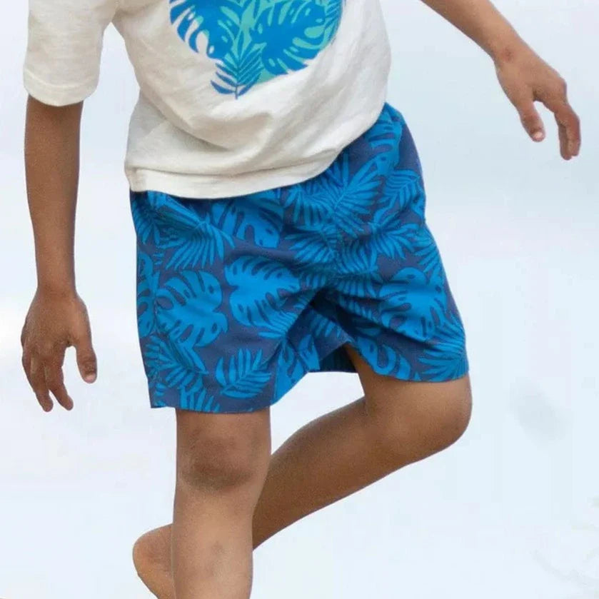 Kite palm leaves swim shorts