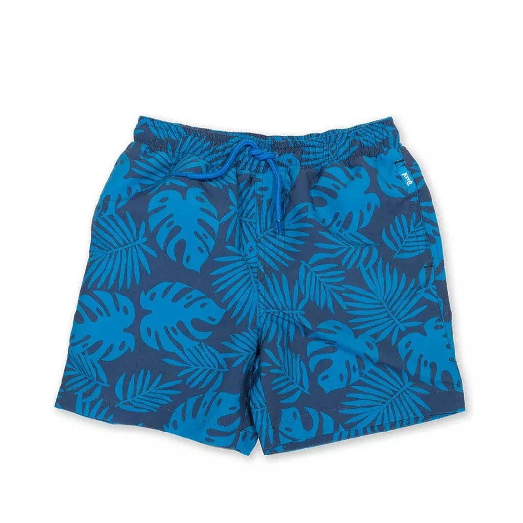 Kite palm leaves swim shorts