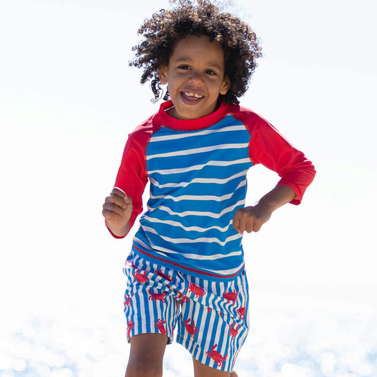 Kite Stripey Rash Vest – UPF 50+ Kids Swim Top