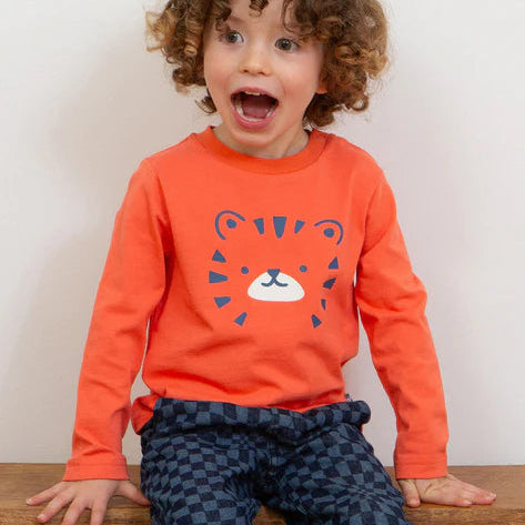 Kite Top Tiger T-Shirt – Organic Cotton Kids Tiger Tee