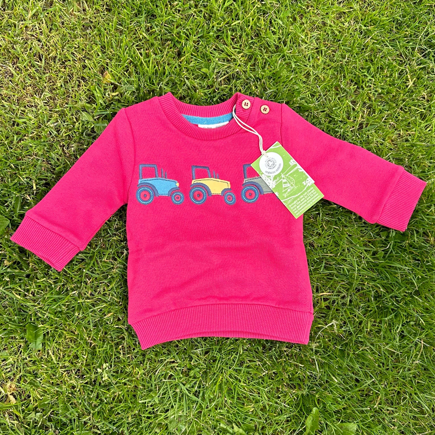 Kite Tractor organic cotton sweatshirt