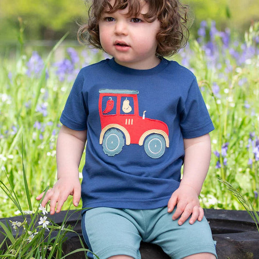 Kite Tractor T-Shirt – Organic Cotton Kids Tractor Tee