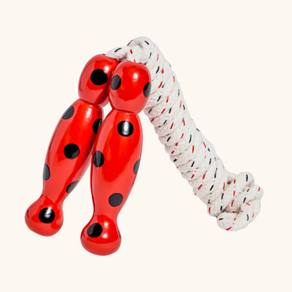 Lanka Kade Ladybird Wooden Skipping Rope