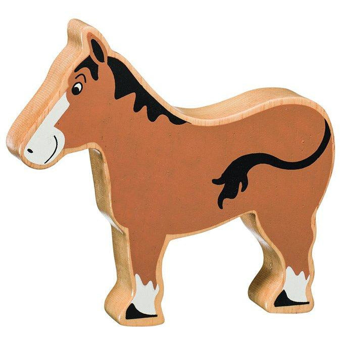 Lanka Kade Wooden Brown horse