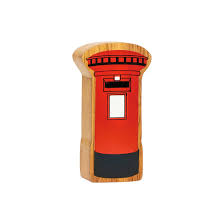 Lanka Kade natural wooden Red Post Box