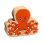 Lanka Kade Natural Wooden Orange Octopus