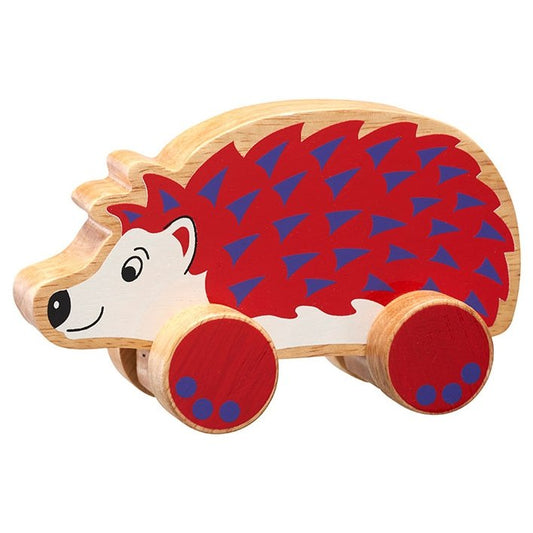 Hedgehog Wooden Push Along