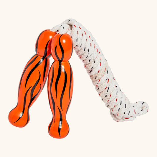 Lanka Kade natural wooden Tiger Skipping Rope