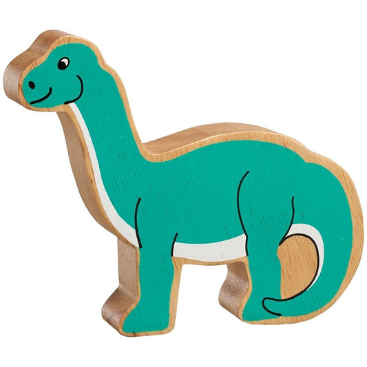 Natural Wooden Green Diplodocus