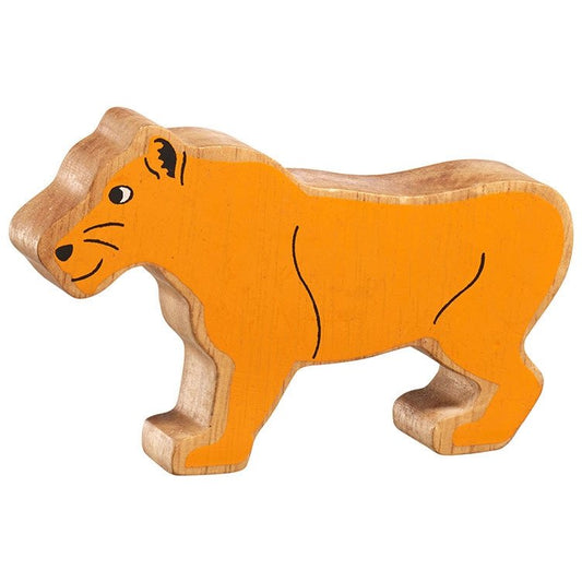 Natural Wooden Orange Lioness