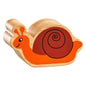Lanka Kade Natural Wooden Brown & Orange Snail
